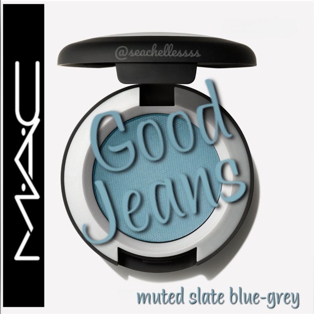 Mac Good Jeans Slate Blue Grey Matte Eyeshadow Brand New in Box Authentic